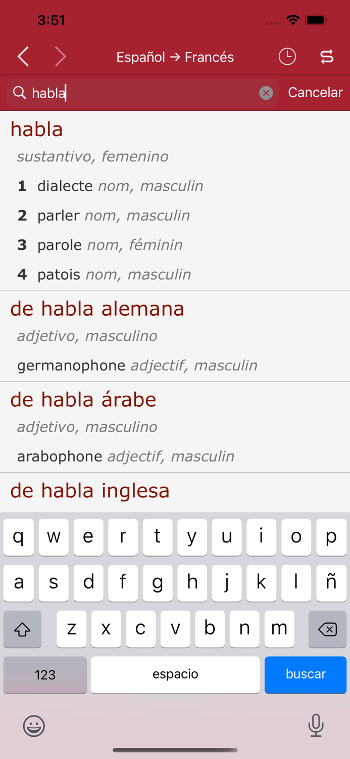 Accio French-Spanish