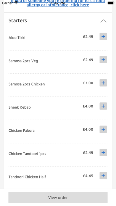 Nanu & Gugu Punjabi Kitchen, Screenshot