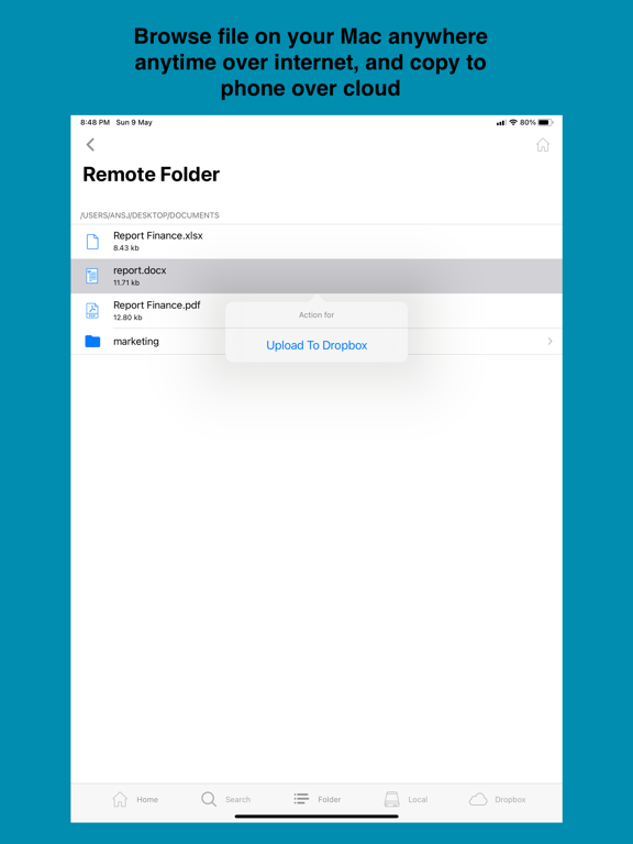 Screenshot #6 pour Remote Files