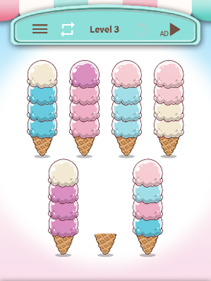 Ice Cream Matching Puzzle