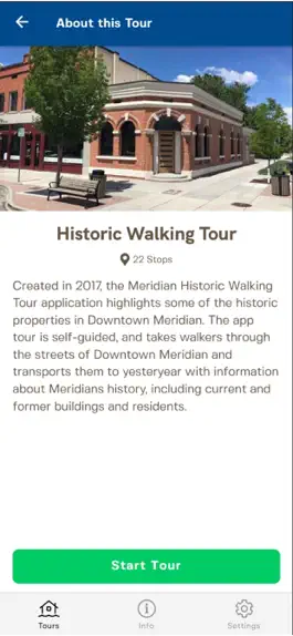 Game screenshot Meridian Historic Tour apk