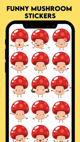 Game screenshot Funny Mushroom Stickers! hack