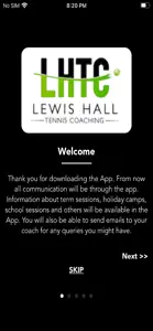 Lewis Hall Tennis screenshot #3 for iPhone