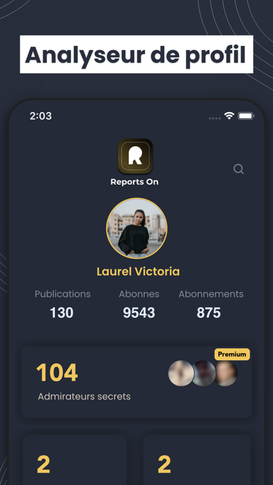 Screenshot #2 pour Instagram Followers Reports on