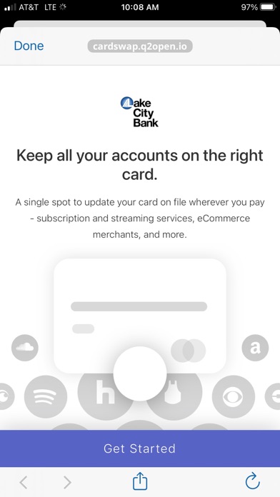 Lake City Bank Digital Screenshot