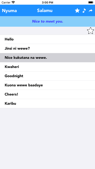 Swahili to English Translator Screenshot