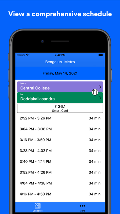 Bengaluru Metro Screenshot