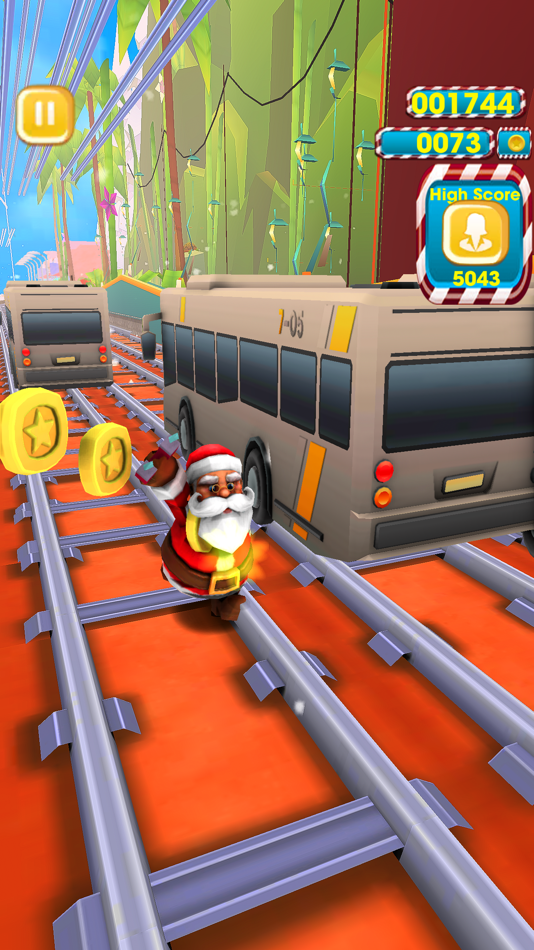 Santa Christmas Runner Sim 3D - 1.0 - (iOS)