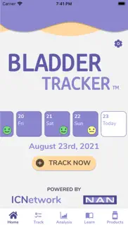 bladder tracker iphone screenshot 1