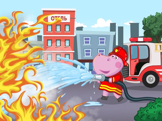 Adventure Hippo: Fire patrol screenshot 2