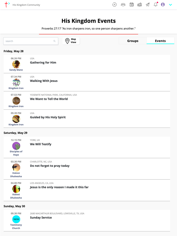 Screenshot #5 pour His Kingdom Community
