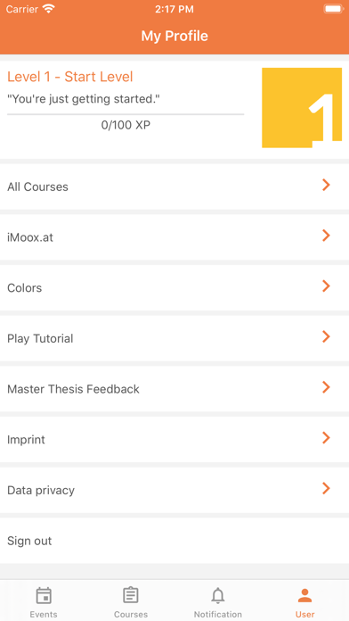 iMoox Coach Screenshot