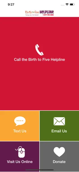 Game screenshot Birth to Five Helpline apk