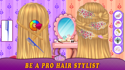 Colorful Hair Salon Screenshot