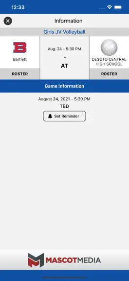 Game screenshot Bartlett Panthers Athletics hack