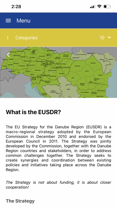 EUSDR - Danube Region Strategy Screenshot 3 - AppWisp.com