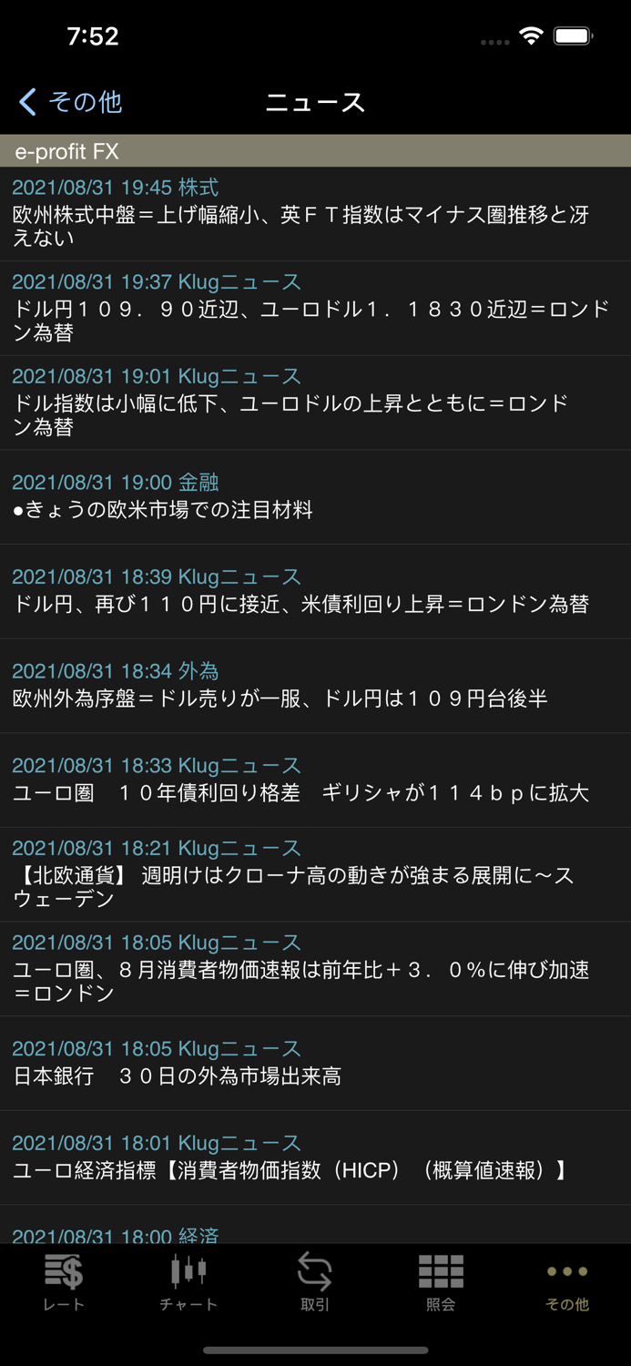 日産証券 くりっく365