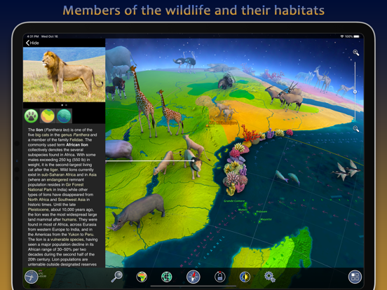 Earth 3D - World Atlas iPad app afbeelding 7