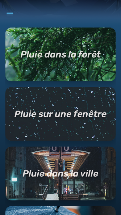 Screenshot #1 pour Sommeil - Bruit blanc, pluie