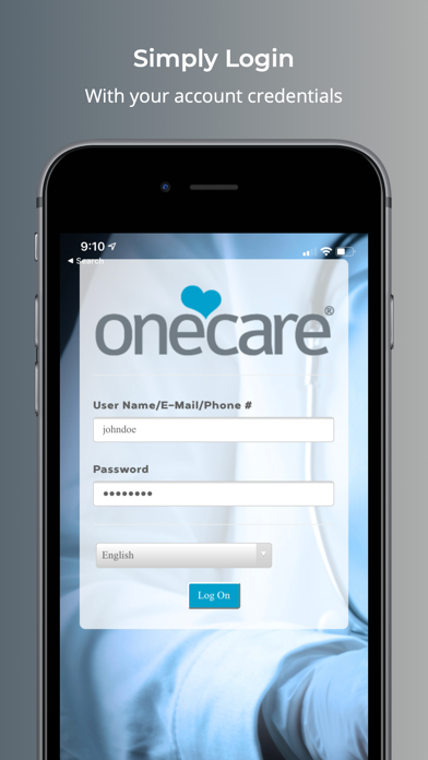 OneCare+PWA Screenshot