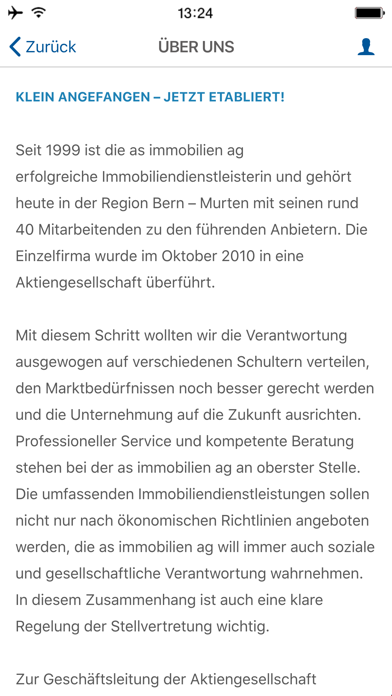 as immobilien ag app Screenshot
