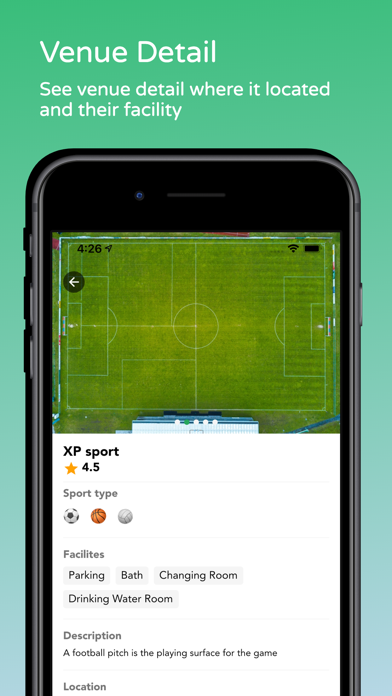 VPlay: Sports Social App Screenshot