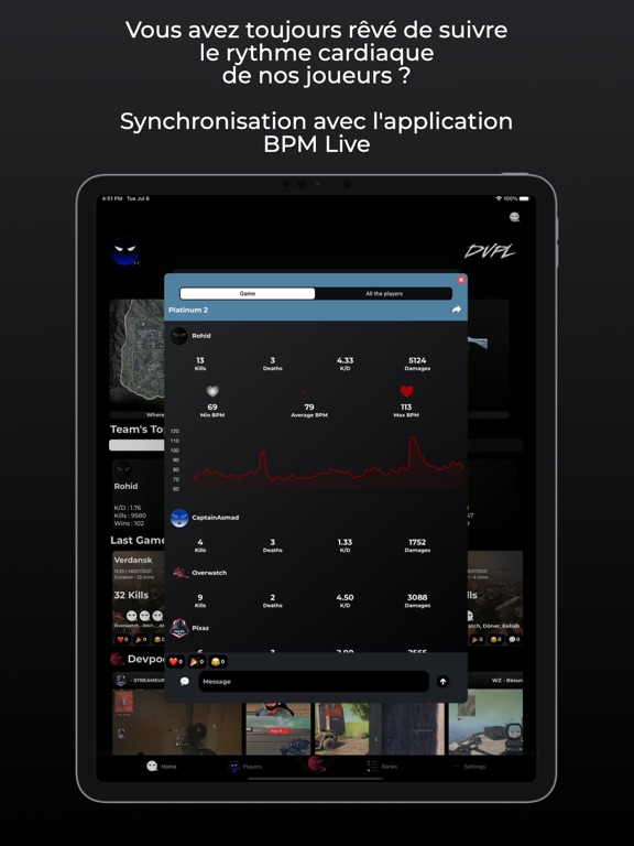 Devpool eSport iPad screenshot