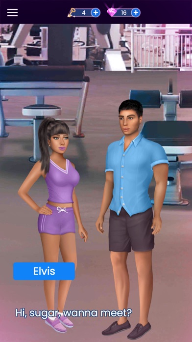 Fitness Game - Romance Story Screenshot