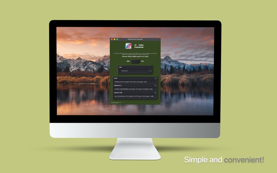 #2. SwiftlyColor (macOS) Podle: ApplonX