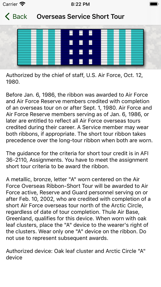 #4. U.S. Armed Forces (iOS) By: Clint Bagwell Consulting