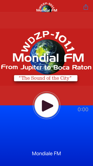 Radio Mondiale 101.1 FM Screenshot