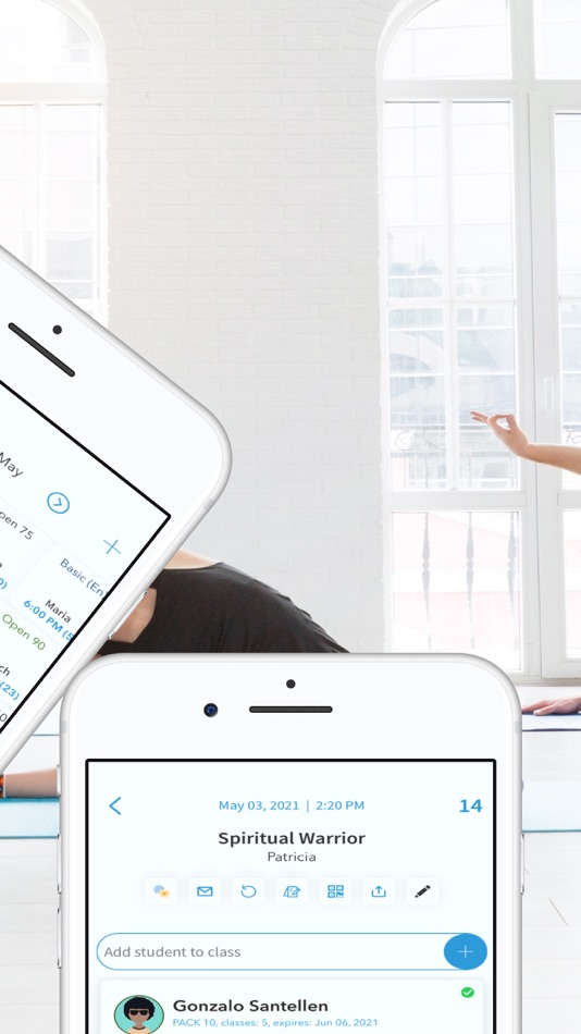 #3. Open Manager. Yoga & Gym (iOS) 由: MiddlePoint Solutions S.L.