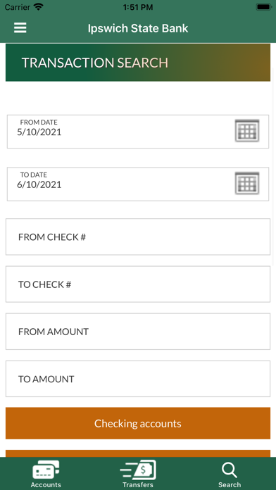 Ipswich State Bank Screenshot