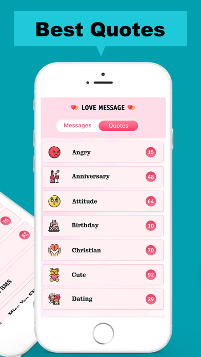 Love Messages and Quotes Screenshot
