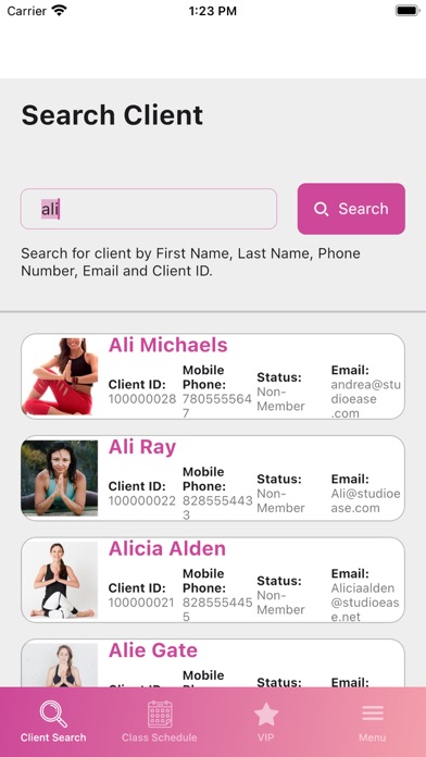 Studioease Front Desk Screenshot