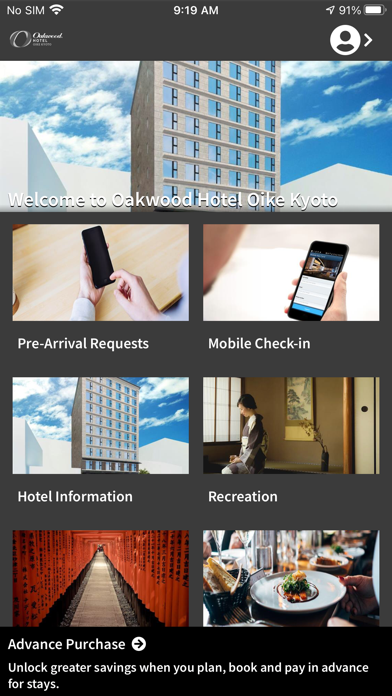 Oakwood Hotel Oike Kyoto Screenshot