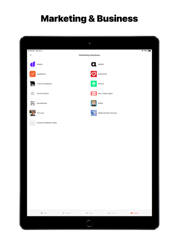 iDev: Developer News iPad screenshot 8 - News app