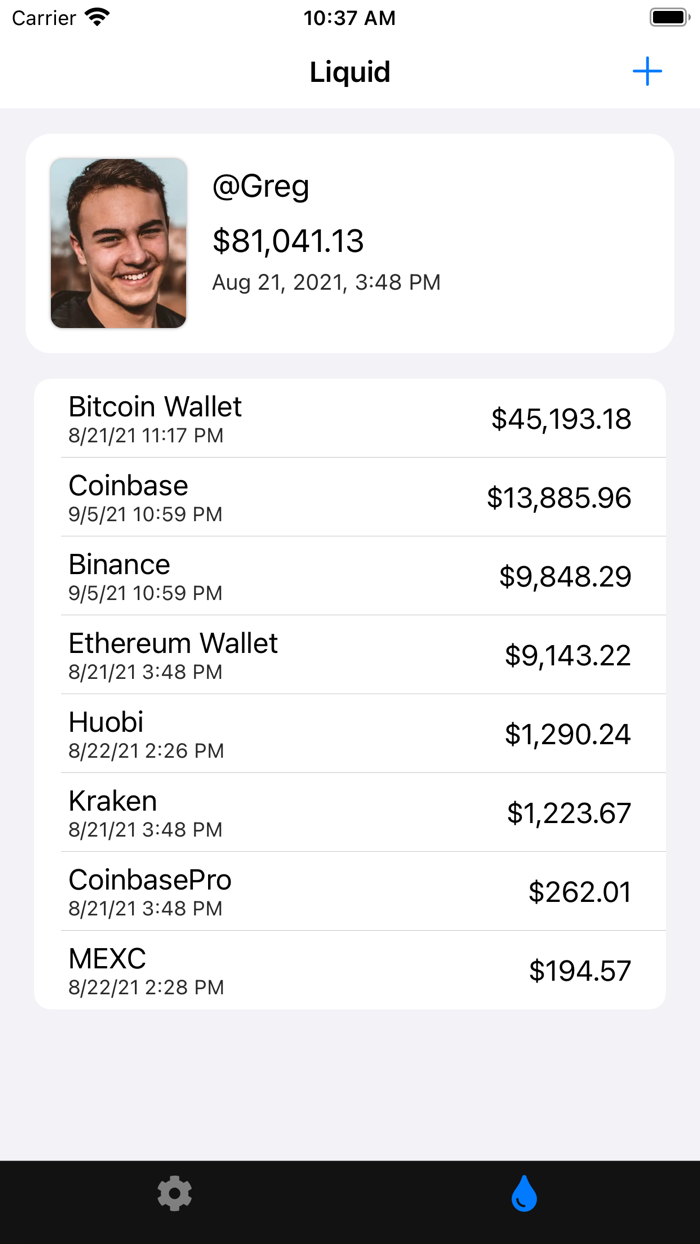 Liquid Proof of Assets