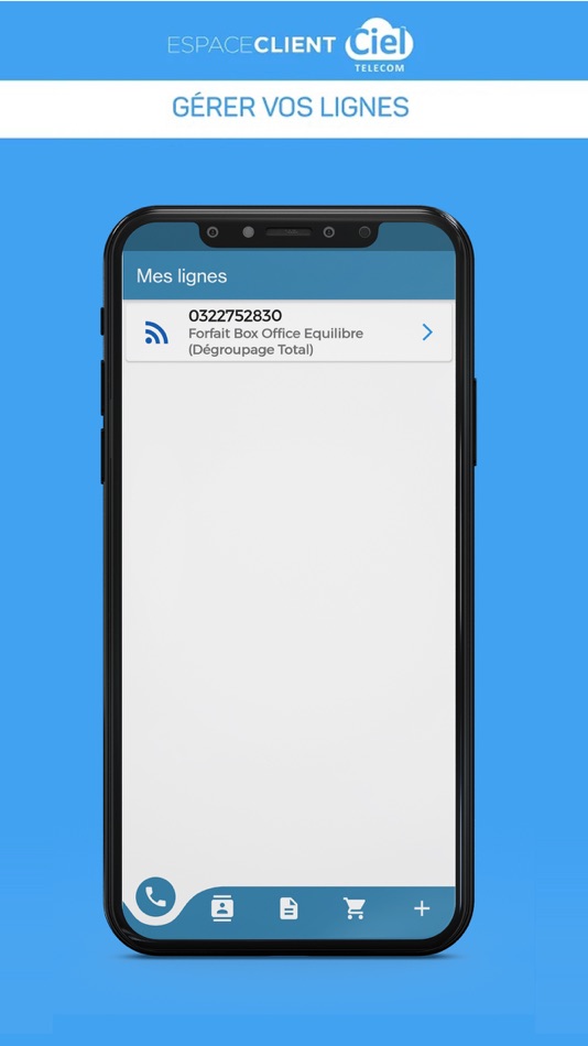 #2. Ciel Telecom Espace Client (iOS) By: Ciel Telecom