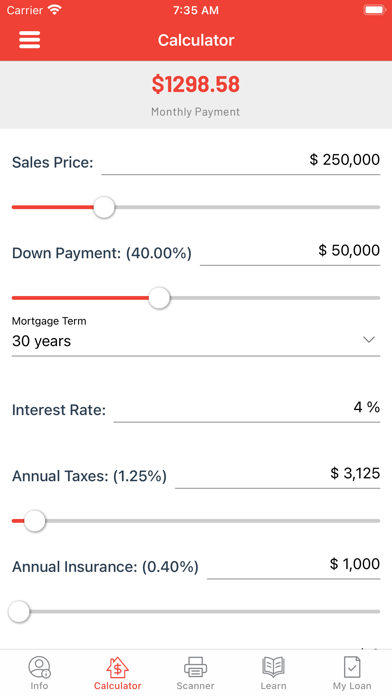 First Harrison Mortgage Screenshot
