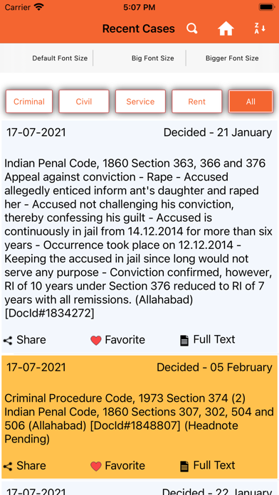 Screenshot #2 pour Allahabad Uttra. Legal Reports