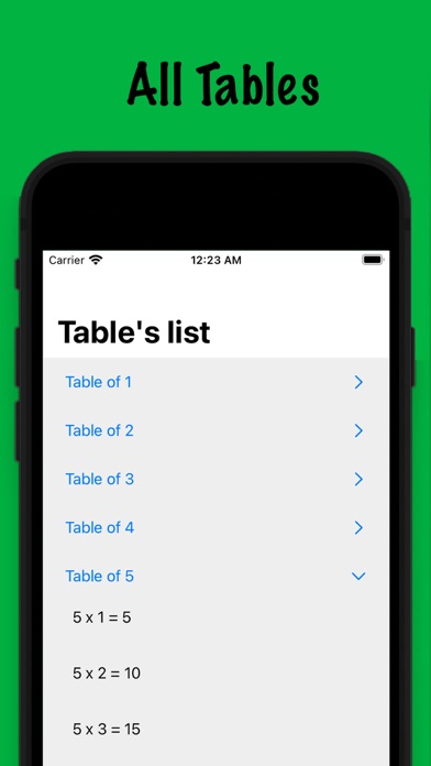 Screenshot #1 pour Table Easy