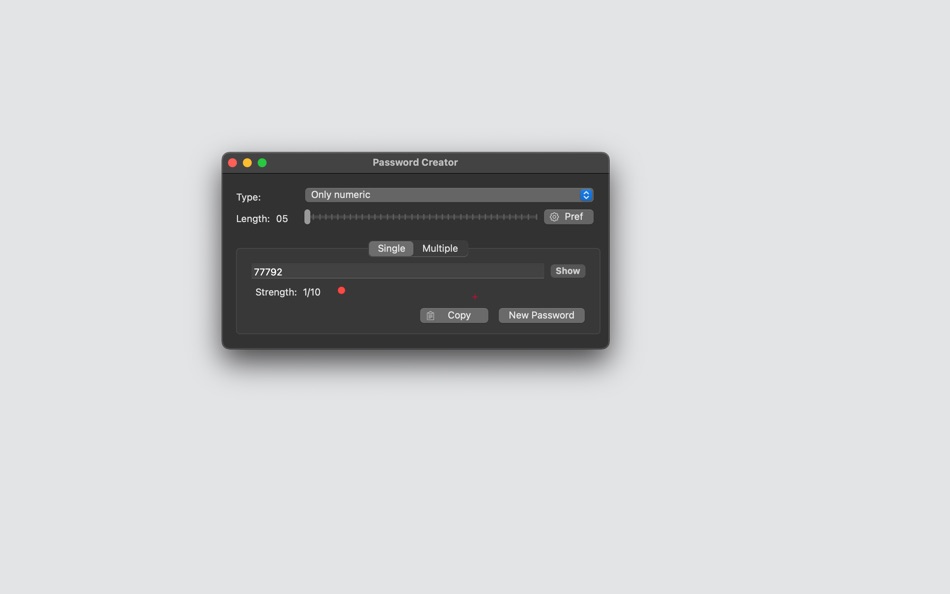 #7. Password Creator (macOS) 由: Roberto Panetta