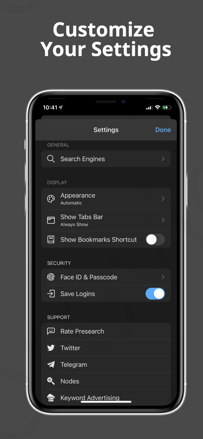 Presearch Privacy Browser