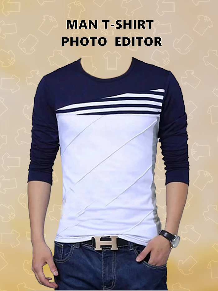 Man T-Shirt Photo Suit Montage