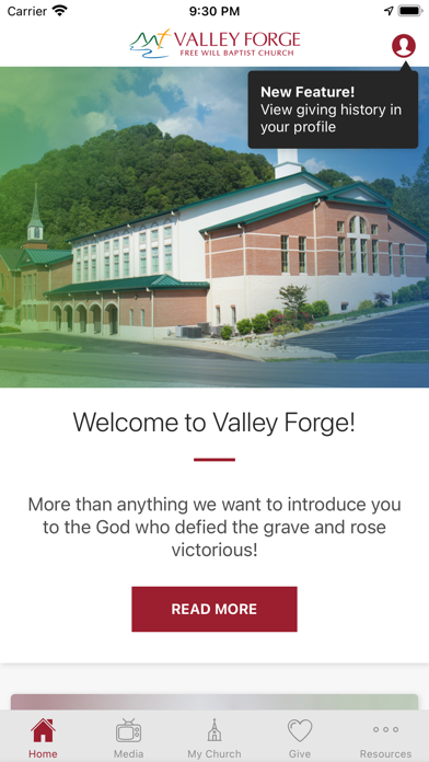 Valley Forge FWB Church Screenshot