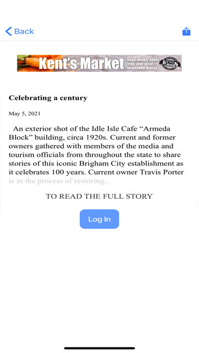Box Elder News Journal Screenshot