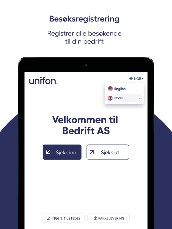 Screenshot #4 pour Unifon Besøksregistrering