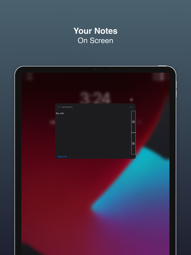 NotifiNote: Notification Notes Screenshot