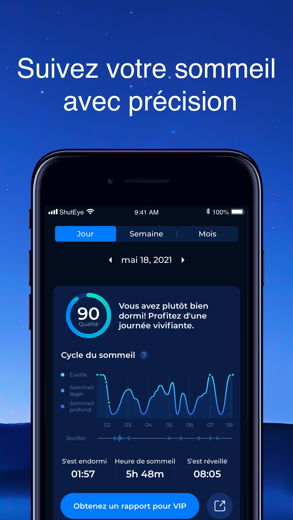 ShutEye: Tracker de sommeil capture d'écran 1